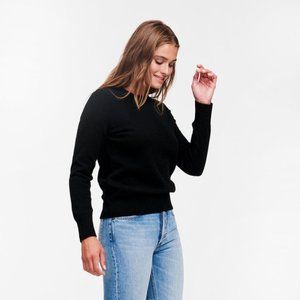 Naadam Essential $75 Womens Cashmere Small Black